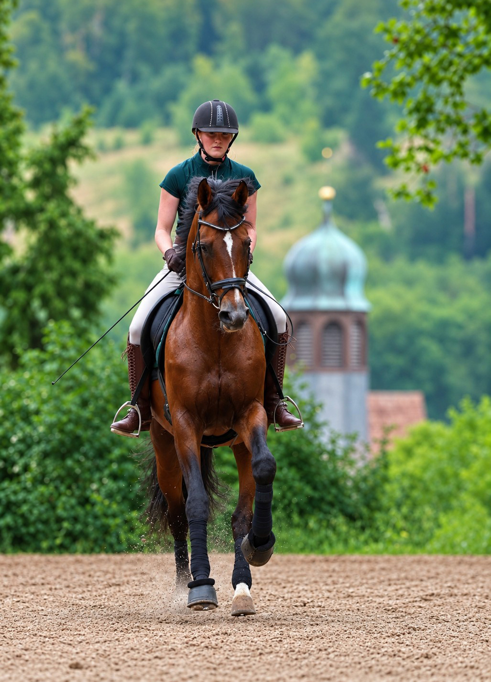 High Motion und Johanna - Trakehner Gest�t H�melschenburg - Foto Beate Langels