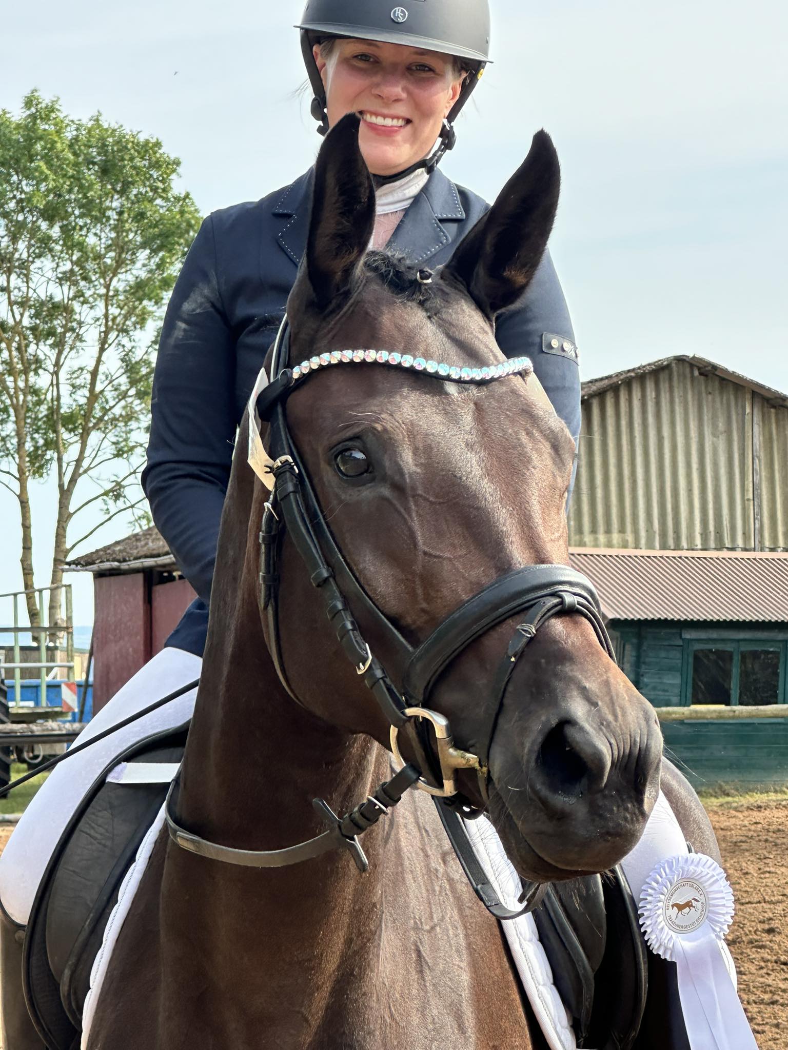 Erfolgreiche Valentiana v. His Moment x High Motion und Georgia  - Foto: Beate Langels - Trakehner Gestt Hmelschenburg