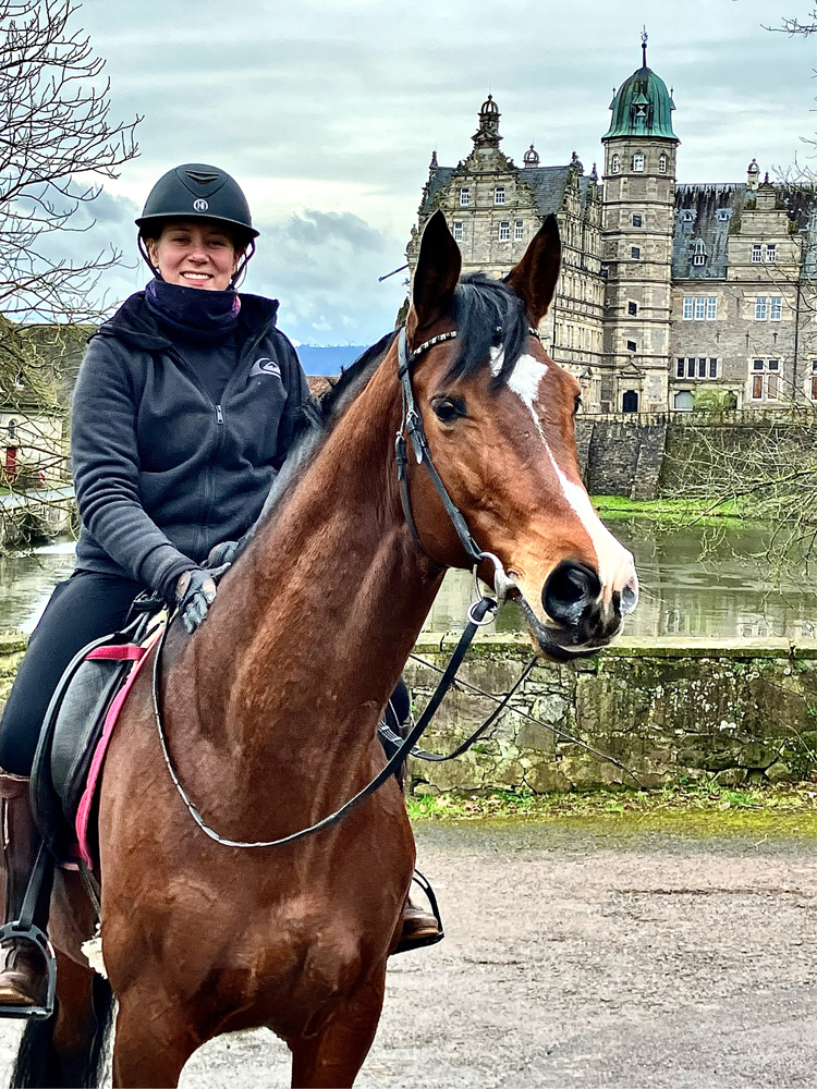 Kacyro von Saint Cyr und Georgia - Hmelschenburg 24. Januar 2025 - Trakehner Gestt Hmelschenburg