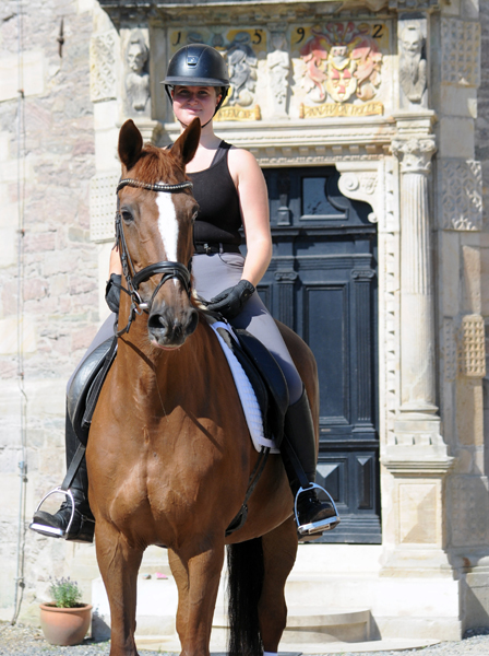Tom Taylor u. Georgia und Elea und unsere Prmien- u. Staatsprmienstute Kavalou v. Shavalou - Trakehner Gestt Hmelschenburg - Foto: Langels