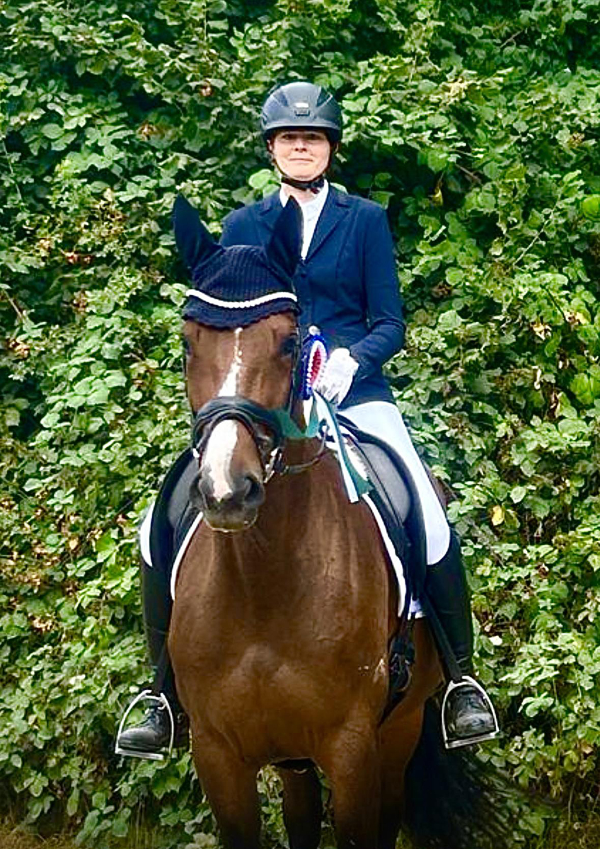 Erstes Turnier fr Pr.St. Taluna von Alter Fritz und Marion Delliehausen - Beate Langels Gestt Hmelschenburg