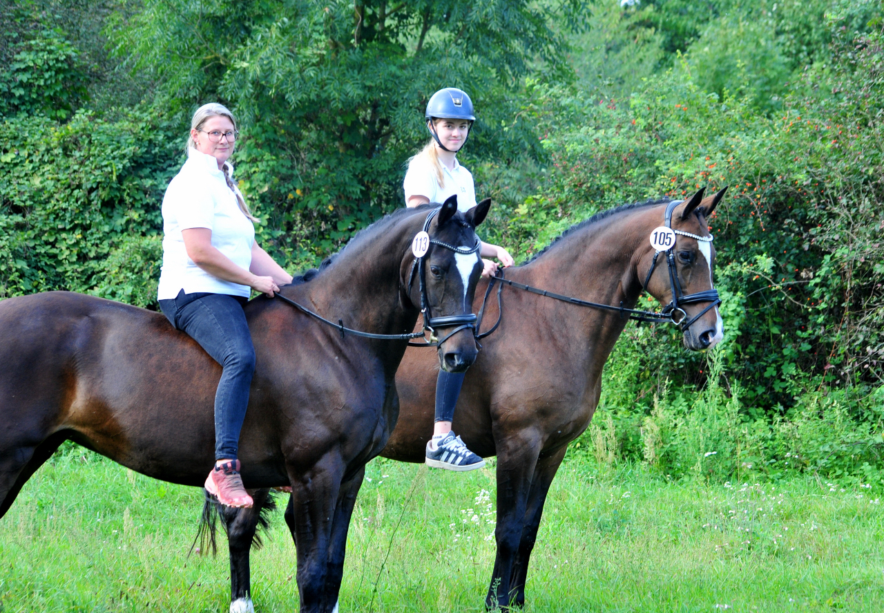Glorya Gaynor und Tacyra Trakehner Bundesstutenschau Kranichstein 2025 - Foto: Beate Langels - Trakehner Gestt Hmelschenburg