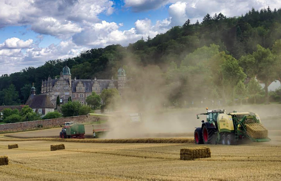  - Foto: Rolf Sander - Ernte in Hmelschenburg